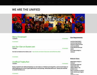 theunifiedones.weebly.com screenshot