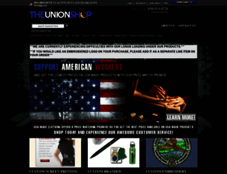 theunionshop.org screenshot