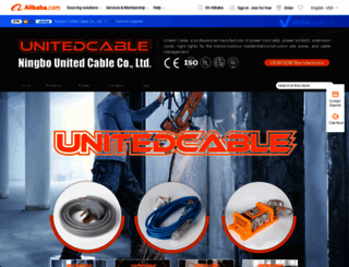 theunitedcable.en.alibaba.com screenshot
