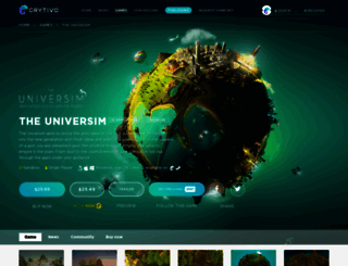 theuniversim.com screenshot