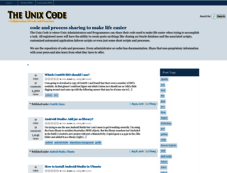 theunixcode.com screenshot