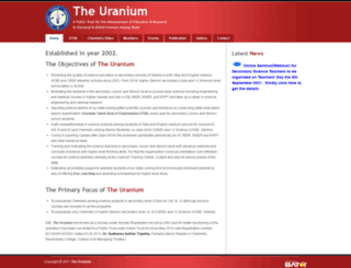 theuranium.org screenshot
