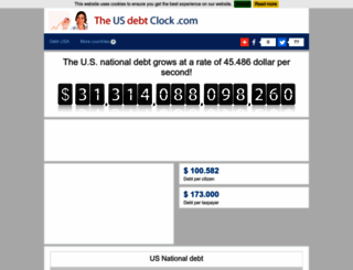 theusdebtclock.com screenshot