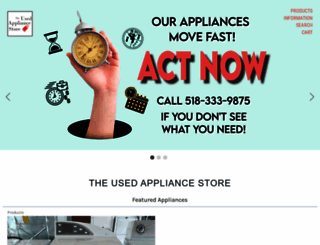 theusedappliancestore.com screenshot