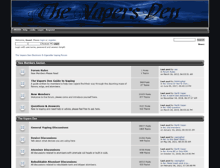 thevapersden.com screenshot