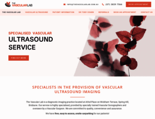 thevascularlab.com.au screenshot