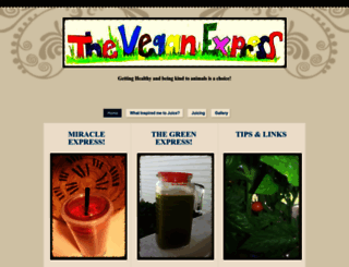 theveganexpress.com screenshot
