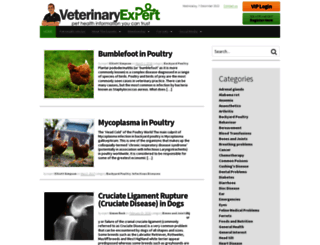 theveterinaryexpert.com screenshot