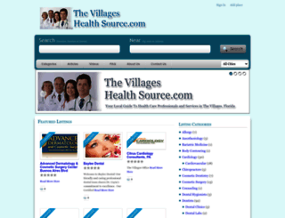 thevillageshealthsource.com screenshot