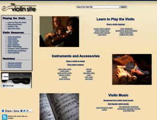theviolinsite.com screenshot