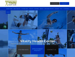 thevitalityhealthcenter.com screenshot