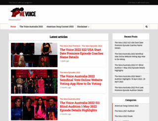 thevoice-winner.com screenshot