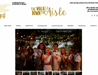 thewalkdowntheaisle.com screenshot