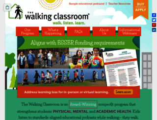 thewalkingclassroom.org screenshot