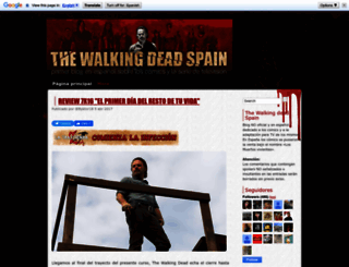 thewalkingdeadspain.com screenshot