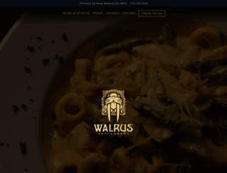thewalrusrestaurant.com screenshot