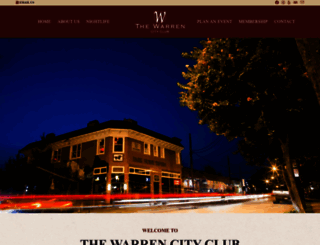 thewarrencityclub.com screenshot