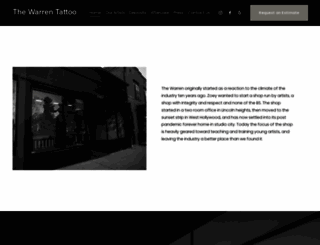 thewarrentattoo.com screenshot