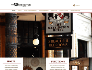 thewarringtonhotel.co.uk screenshot