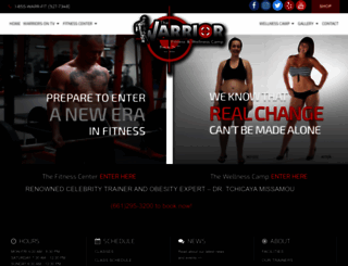 thewarriorfitness.com screenshot