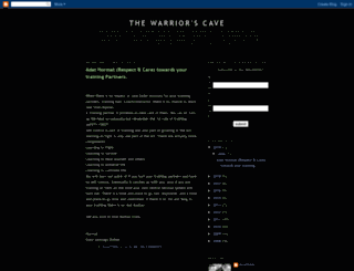thewarriorscave.blogspot.com screenshot