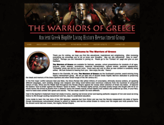 thewarriorsofgreece.com screenshot