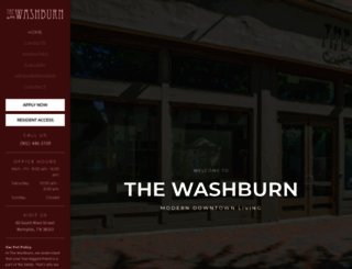 thewashburn.com screenshot