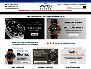 thewatchsource.co.uk screenshot