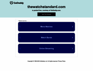 thewatchstandard.com screenshot