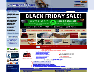 thewaterbeddoctor.com screenshot