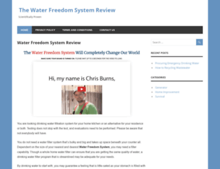 thewaterfreedomsystemreview.com screenshot