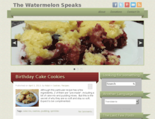 thewatermelonspeaks.com screenshot