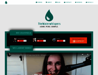 thewaterwhispers.com screenshot