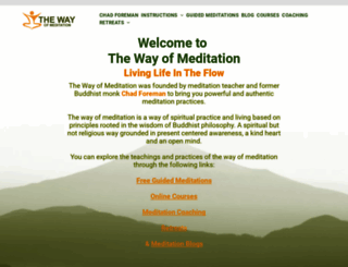 thewayofmeditation.com.au screenshot