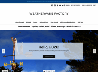 theweathervanefactory.com screenshot