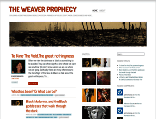theweaverprophecy.wordpress.com screenshot
