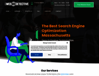 thewebdetective.com screenshot