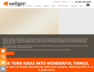 thewebgen.com screenshot