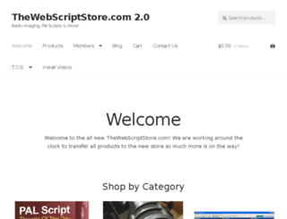 thewebscriptstore.com screenshot