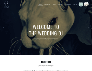 thewedding-dj.com screenshot