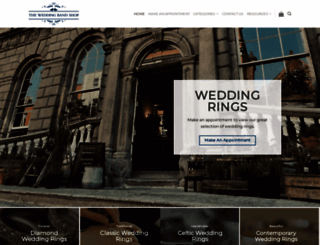 theweddingbandshop.ie screenshot