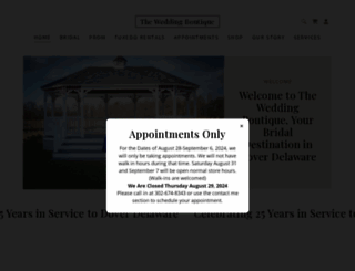 theweddingboutique.net screenshot