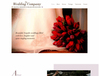 theweddingcompany.ie screenshot