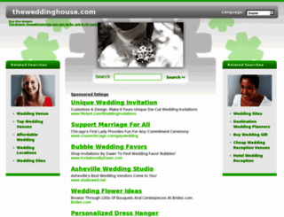 theweddinghouse.com screenshot