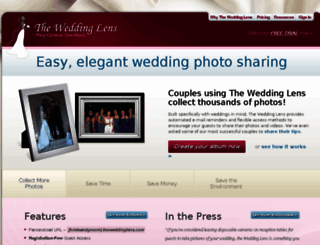 theweddinglens.com screenshot