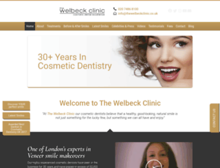 thewelbeckclinic.co.uk screenshot