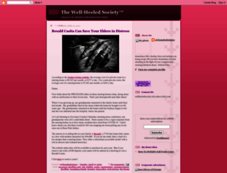 thewellheeledsociety.blogspot.com screenshot