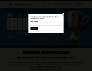 thewembleyhotel.com.au screenshot