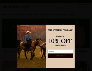thewesterncompany.com screenshot