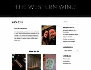 thewesternwind.com screenshot